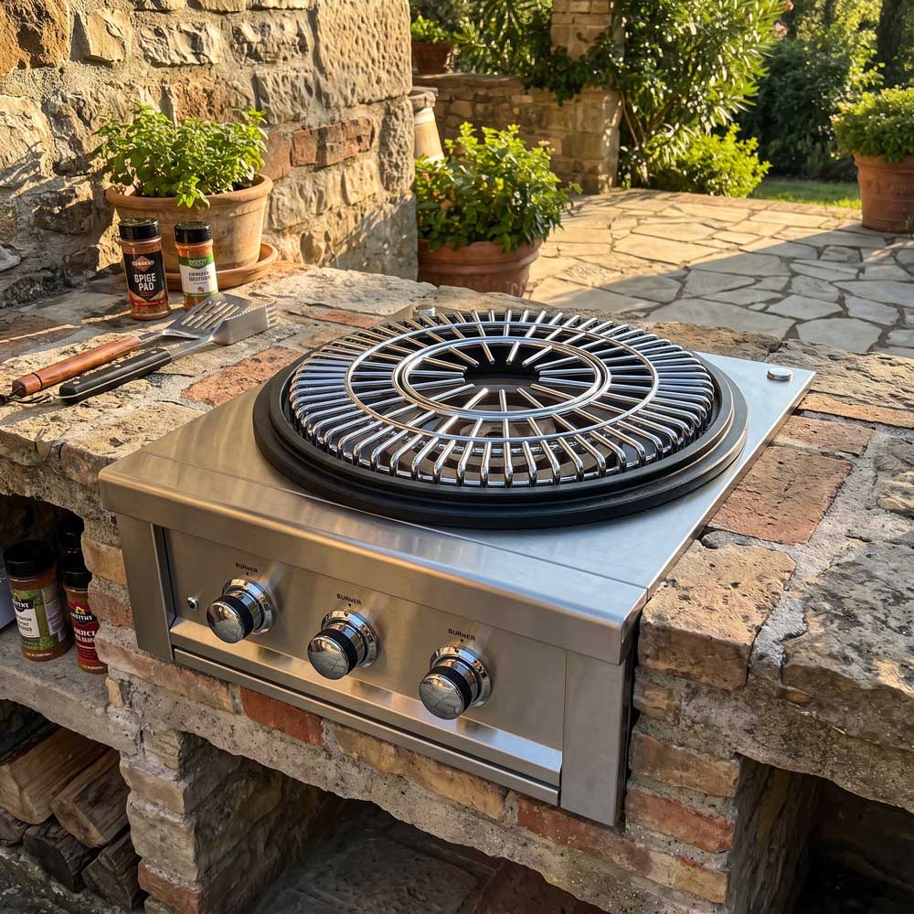 SUN24PCB-PB Flat Top Griller